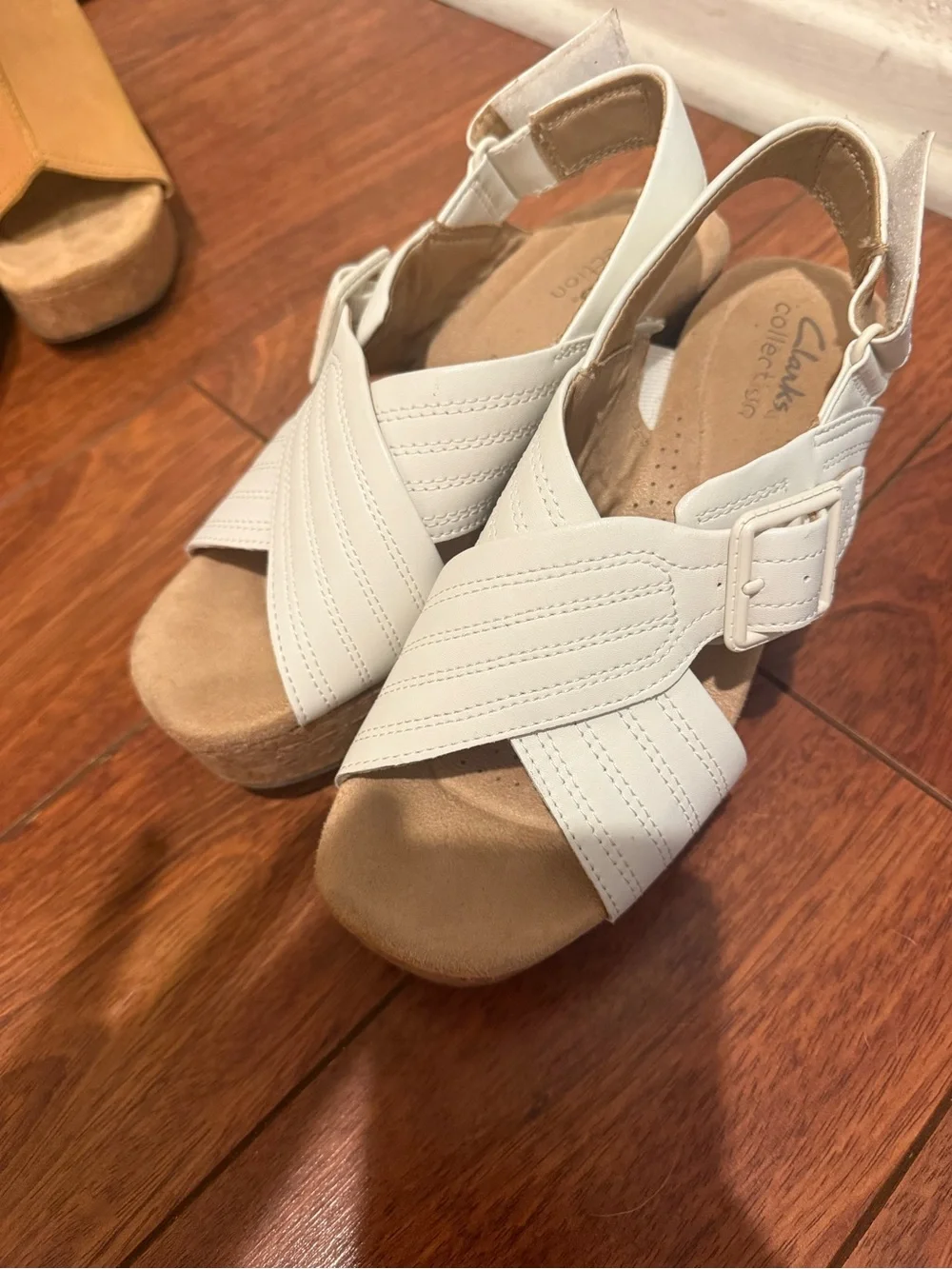 Clarks elegant white